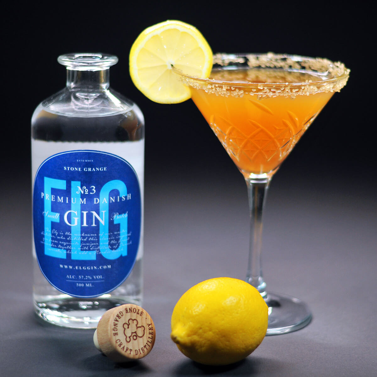 ELG No. 3 Sweet Tea Martini